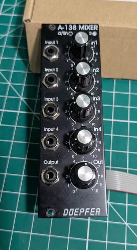 Doepfer A-138bV "EXP" Mixer with Logarithmic Pots Vintage Edition