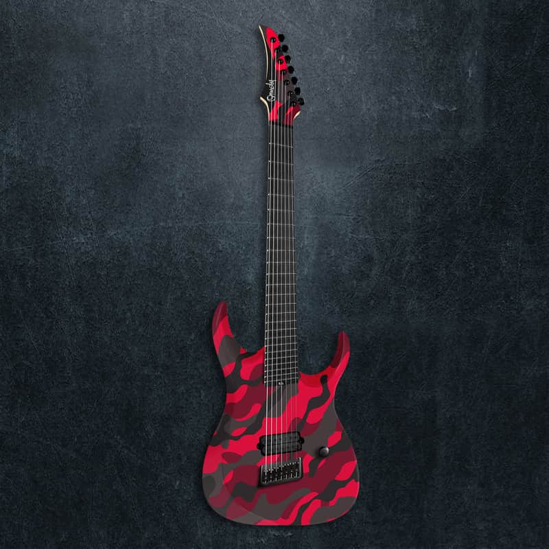 Ormsby [PRE-ORDER] DC GTR 7 string Multiscale 2020 Blood Camo image 1