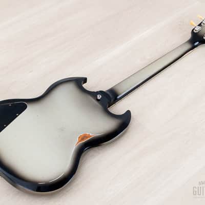 2025 Gibson Custom Shop 1961 Les Paul SG Standard CME Spec Murphy Lab Heavy Aged Silverburst w/ Case, Tags, CoA image 14