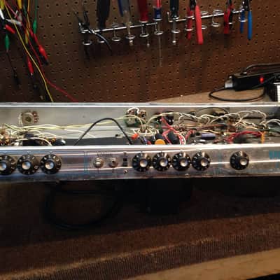 Vintage 1977 Fender Bassman 100 CFA7100 Bass Guitar Chassis Head Project Fender Bassman 1977 image 2