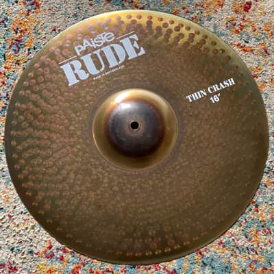 Paiste Rude 16" Thin Crash Cymbal 1082g image 5