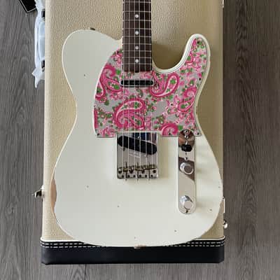 Fender Custom Shop Limited Edition '64 Telecaster (2024) Electric Guitar, Relic Aged Olympic White. ALL Documentation, MINT image 23