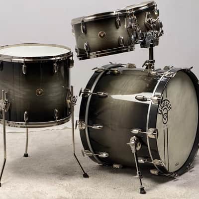Gretsch 22/10/12/16" 140th Anniversary Drum Set - Ebony Stardust Lacquer image 3