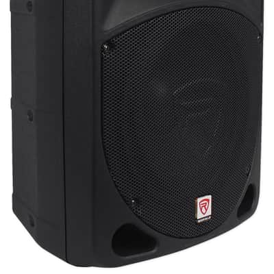 (2) Rockville RPG10 10" Powered 600W DJ PA Speakers+(2) Subs+Stands+Cables+Bag image 3