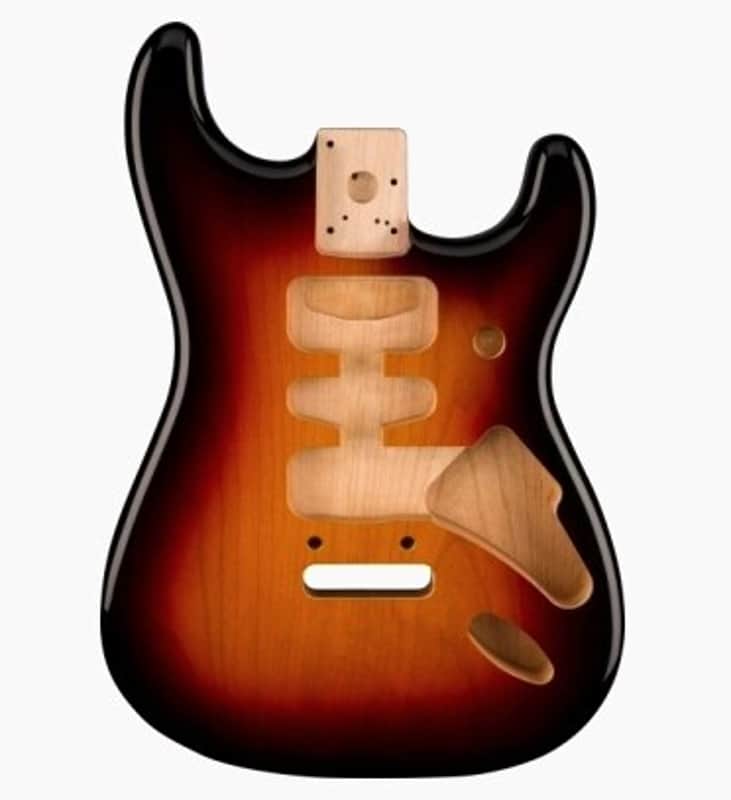 Fender Deluxe Series Stratocaster Alder Body - 3-Color Sunburst image 1