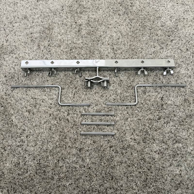 Latin Percussion LP372 Everything Rack Percussion Multi-Mount System 2010s - Chrome image 1