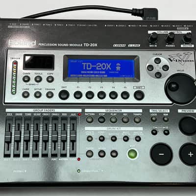 Roland TD-20X Electric Drum Brain Module V-Drum TD20X w/ NEW LCD SCREEN 30 50 12