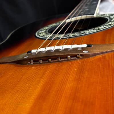 Ovation 1667 Legend 1982 - 1984 - Sunburst Acoustic Electric Guitar image 8