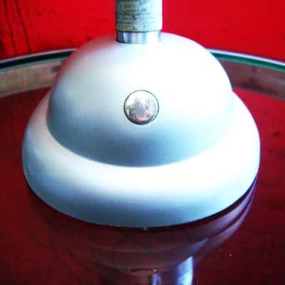 Vintage 1940's Shure 55 / 55S dynamic microphone satin chrome w S-36 desk stand Elvis 55S # 9 image 6
