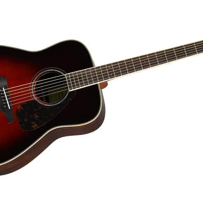 Yamaha FG830 TBSTOBACCO SUNBURST FOLK GUTIAR SOLID TOP ROSEWOOD B/S image 1