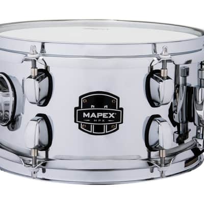 Mapex Mpx 10  In. x5.5 In. Steel Shell Side Snare Drum Steel (MPNST0551CN) image 3