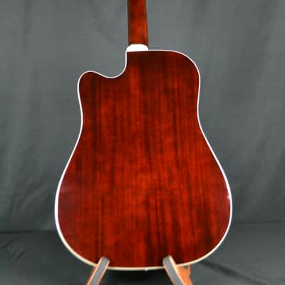 Guild D-140CE Acoustic/Electric Dreadnought with Guild Soft Case - Antique Burst image 9