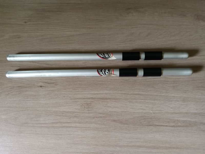 Malletech Hinger Touch-Tone Aluminum Snare Drumsticks w/Weights image 1
