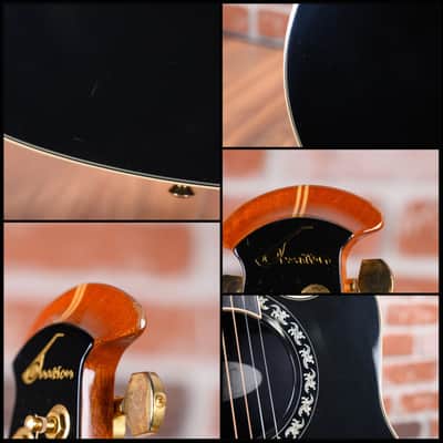 Ovation 1777 Lx Legend LX Black 2004 w/OHSC (Owned By Dave Mustaine) image 12