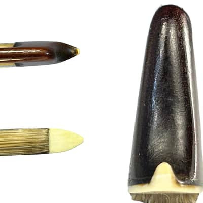 Vintage Fine 4/4 French Violin Bow – PRS Stamped – Jean Pierre Marie Persoit&Case - Silver Winding - 61 gr., 74.5 cm.-FREE Shipping - Videos image 5