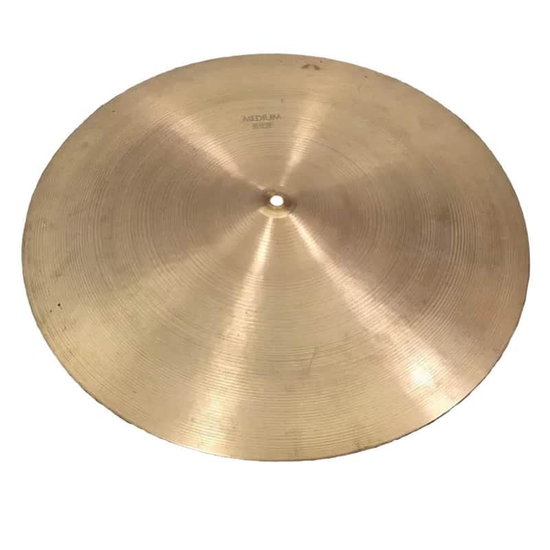 Used Vintage Zildjian A Medium Ride Cymbal 20" 2445 grams - Very Good image 1