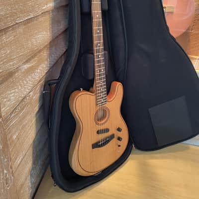 Fender American Acoustasonic Tele Telecaster All Mahogany w/ Deluxe Gig Bag image 24