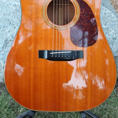 Beautiful Vintage 1980s Sigma SDM-18 by Martin Dreadnought Acoustic Guitar MIK Korea image 9