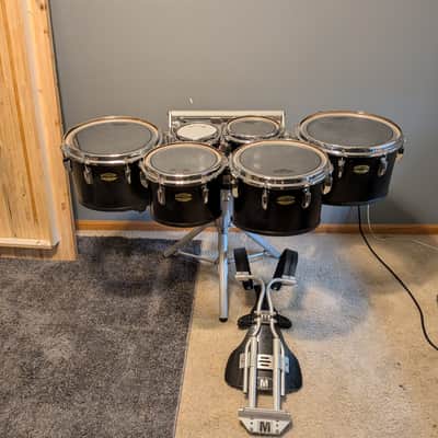 Yamaha Field Corps Quads/Tenor Drums, harness, and stand image 3
