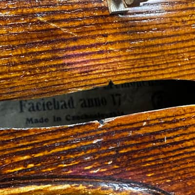 Vintage Antonius Stradiuarius Violin - Cremonensis Faciebat Anno 17 image 7