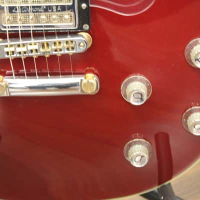 DeArmond M-77/M77 Bluesbird Electric Guitar, 2001, Candy Apple Red Metallic image 6