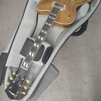 Eastman T58-GD Archtop Electric, w/padded bag, setup, & shipping image 5