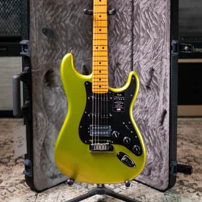Fender American Ultra II Stratocaster HSS Electric Guitar - Solar Flare with Hardshell Case image 13