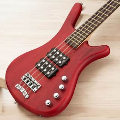 Warwick RockBass Corvette $$ | 4-String - Burgundy Red Transparent Satin image 1