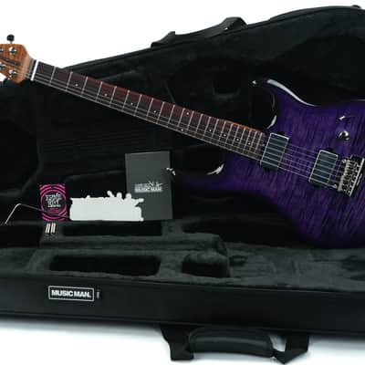 Music Man Luke 4 HH Maple Top Purple Slushie image 3