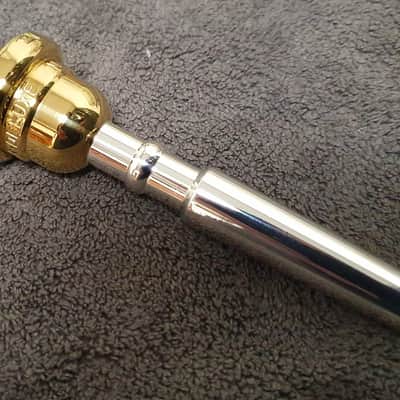 RARE!!! GETZEN DELUXE M trumpet mouthpiece, 24K gold plated, PRISTINE! image 6