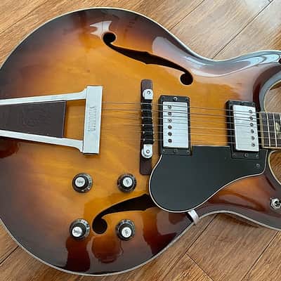 Yamaha Vintage Japanese 1970's SA-60 Sunburst Hollowbody w/ OHSC image 6