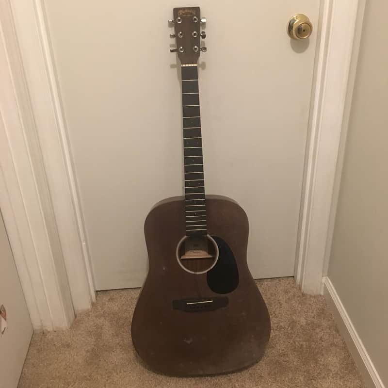 Broken Martin Drs1 Mahogany dreadnaught acoustic guitar image 1