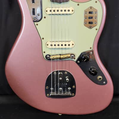 Mint Fender Custom Shop 1964 Jaguar Journeyman Relic, AAA Rosewood FB, Faded Aged Burgundy Mist Metallic, w/HSC 2024 image 1