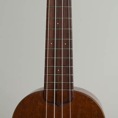 C. F. Martin Style 1-C Concert Ukulele (1926), black tolex hard shell case. image 8