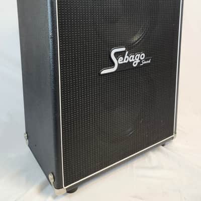 Sebago Sound SP212G12B Guitar Speaker Cabinet, 2x12 Celestion G12-65H Speakers, Black, Great with Dumble Style Amps image 1