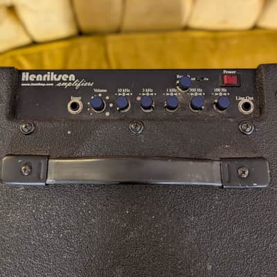 Henriksen JAZZ AMP 110 2006 - Black Tolex/Blue Face image 4