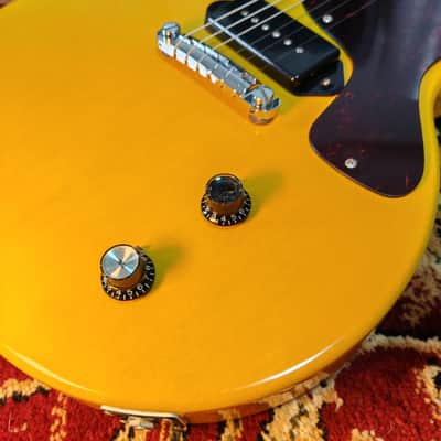 1990's Greco Les Paul Junior Jr Double Cut (EJR) TV Yellow, Made in Japan MIJ image 7