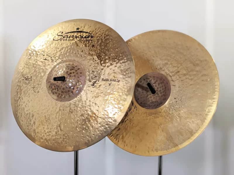 NEW Samsun 14" 21st Brilliant RB hi-hats (1050/1325g) REDUCED with VIDEO SOUND FILE image 1