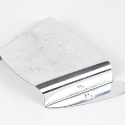 1953 Fender Precision Bass Bridge Cover Original Chrome Ashtray Vintage Pre-CBS P-Bass 1950s image 3