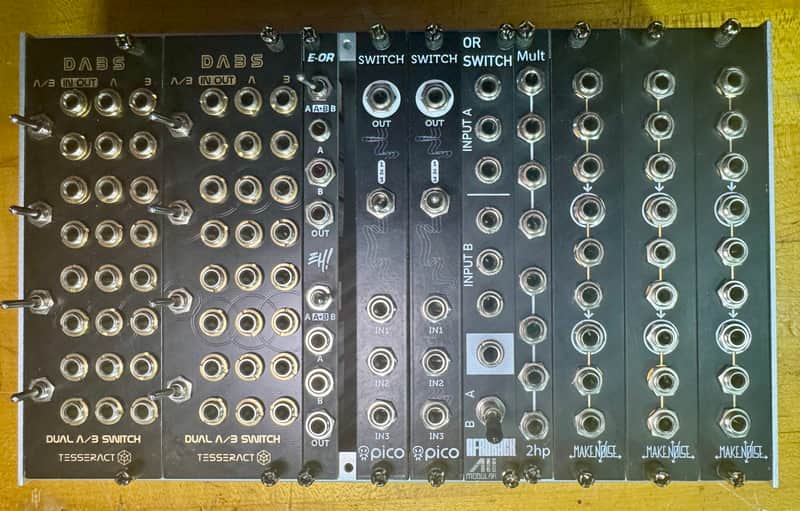 Endorphins.es 42 HP Aluminum Case w/Various Passive Eurorack Utility Modules image 1