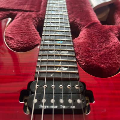 DEMO VIDEO Ibanez RG8420ZE-RS J. Custom (US Customers Tax included in shipping price), 2009 - 2012 - Red Spinel image 3