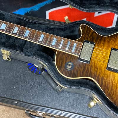 HERITAGE 20th ANNIVERSARY H150 KALAMAZOO USA LES PAUL STYLE R9 CUSTOM SHOP QUILT TOP 2005 TOBACCO BURST image 9