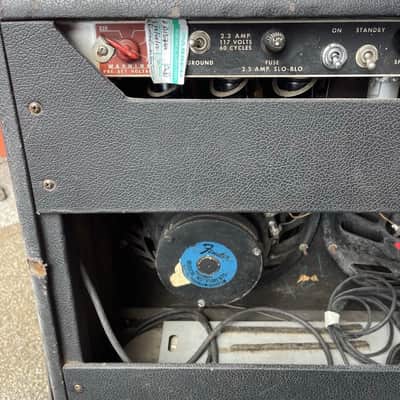 1968 Fender Twin Reverb AB763 Silverface Drip Edge – Ex Now Hire Birmingham Touring Backline – DWJ Serviced image 13