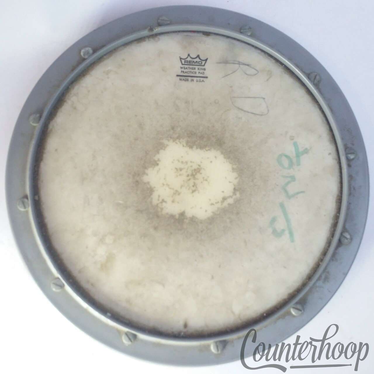 Remo Tunable Practice Drum Pad Weather King Made In USA Model RT8 — main photograph