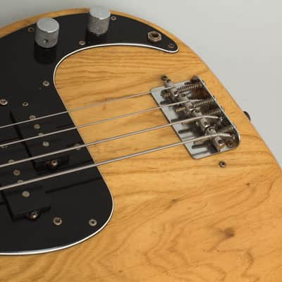 Fender Precision Bass Solid Body Electric Bass Guitar (1980), ser. #S901348, black gig bag case. image 11