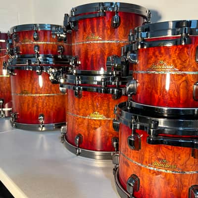 Tama starclassic exotic bubinga 2004 - waterfall bubinga ,,,, image 2