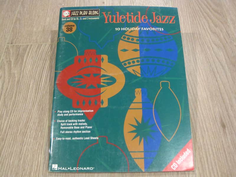 Yuletide Jazz 10 Holiday Favorites Jazz Play Along CD Sheet Music Song Book Songbook image 1
