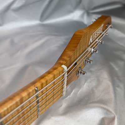 Kiesel Solo - 26.5" Baritone - Select White Wash - MASTERGRADE Flamed Maple Neck & Fretboard - 2022 image 9