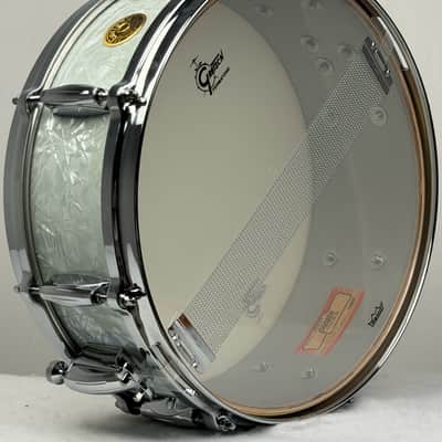 Gretsch 5x14" USA Custom Snare Drum - White Marine Pearl image 6