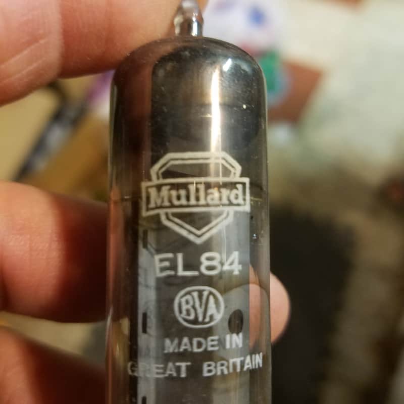 Mullard ONE (1) EL84 6BQ5 AT1000 Weak Gassy or Leaky Vacuum Tube Blackburn beam power pentode 1960-1975 image 1